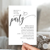 Invitation Fête de Mariage "Happily Ever After", Réception Mo