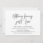 Invitation Fête de mariage heureux, Noir, Évasion amoureuse (Devant)