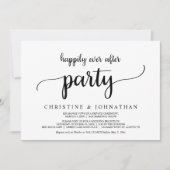 Invitation Fête de Mariage Heureux Pour Toujours, Élitisme, S (Devant)