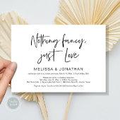 Invitation Fête de Mariage Heureux Pour Toujours, Noir, Élite