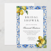 Invitation Fête de mariage italien d'été (Devant / Derrière)