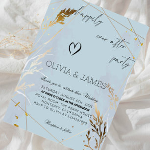 Invitation Fête de Mariage « Joyeux À Tout Jamais »