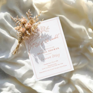 Invitation Fête de mariage : La mariée vient d'arriver sur le