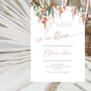 Invitation Fête de mariage « L'amour est en fleur » - Thème j
