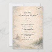 Invitation Fête de mariage : L'amour est une aventure (Devant)