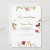 Invitation Fête de mariage Love in Bloom (Devant)