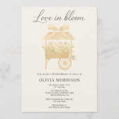 Invitation Fête de mariage Love in Bloom Marché de Fleurs Cod (Devant)