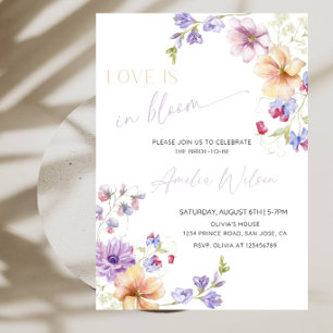 Invitation Fête de mariage Love Is in Bloom - La mariée du ja