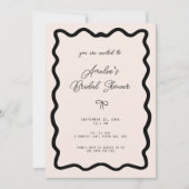 Invitation Fête de mariage martini frontière cursive arc capr (Devant)