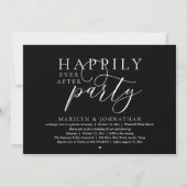 Invitation Fête de Mariage Moderne et Élégance Éternelle (Devant)