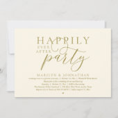 Invitation Fête de Mariage Moderne et Éternelle pour les Amou (Devant)