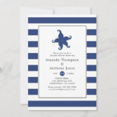 Invitation Fête de mariage nautique (Devant)