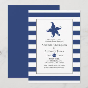 Invitation Fête de mariage nautique