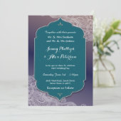 Invitation Fête de mariage pour bijoux de henné et nuits arab (Debout devant)