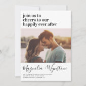 Invitation Fête de Mariage Pour Toujours (Devant)