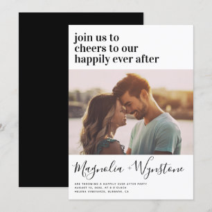 Invitation Fête de Mariage Pour Toujours