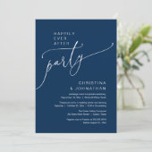 Invitation Fête de Mariage Pour Toujours, Dîner de Réception (Debout devant)