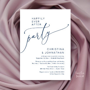 Invitation Fête de Mariage Pour Toujours, Dîner de Réception
