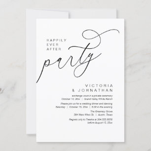 Invitation Fête de Mariage Pour Toujours, Dîner Romantique Mo