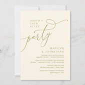 Invitation Fête de Mariage Pour Toujours, Réception de Dîner (Devant)