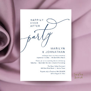 Invitation Fête de Mariage Pour Toujours, Réception de Dîner