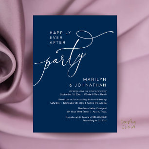 Invitation Fête de Mariage Pour Toujours, Réception de Dîner