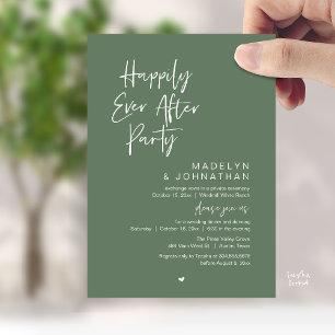 Invitation Fête de Mariage Pour Toujours, Réception de Mariag