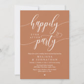 Invitation Fête de Mariage Pour Toujours, Réception de Mariag (Devant)