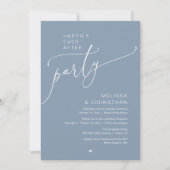 Invitation Fête de mariage Romance Réception de mariage Heure (Devant)