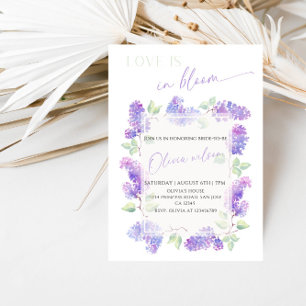 Invitation Fête de mariage : thème jardin floral - L'amour es