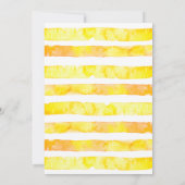 Invitation Fête de mariage Tournesol Coquette Nœud Mariée à l (Dos)