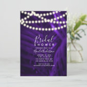 Invitation Fête de Mariage Tropical Foncé avec Feuilles de Pa (Debout devant)