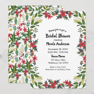 Invitation Fête de Mariage Vacances Fleur Fantaisiste
