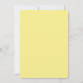 Invitation Fête de mariage Watercolor Lemon Main Squeeze (Dos)