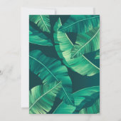 Invitation Fête de mariée de flamingo (Dos)