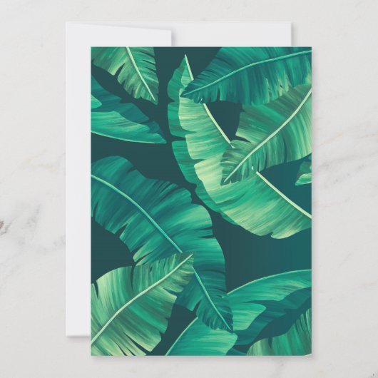 Invitation Fête de mariée de flamingo (Dos)