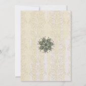 Invitation Fête de mariée victorienne tropicale sur mesure - (Dos)