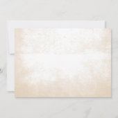 Invitation Fête de match rustique aux ailes de bière (Dos)