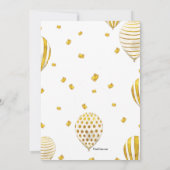 Invitation Fête de mon anniversaire (Dos)