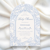 Fête de naissance artistique oiseau floral blanc b