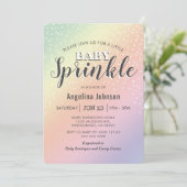 Invitation Fête de naissance bébé pastel | Mignon (Debout devant)