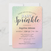 Invitation Fête de naissance bébé pastel | Mignon (Devant)
