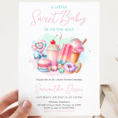 Invitation Fête de naissance Candy land Sweets Bébé