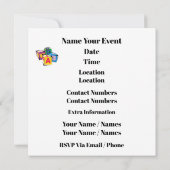 Invitation Fête de naissance corrigée (Dos)