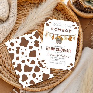 Invitation Fête de naissance Cowboy Wild West Rodeo Western G
