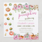 Invitation Fête de naissance de bébé automne Une petite citro (Devant / Derrière)