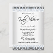 Invitation Fête de naissance de bébé garçon prince ethnique v (Dos)