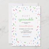 Invitation Fête de Naissance de Bébé Genre Neutre (Devant)
