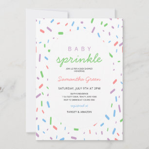 Invitation Fête de Naissance de Bébé Genre Neutre