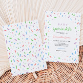 Invitation Fête de Naissance de Bébé Genre Neutre